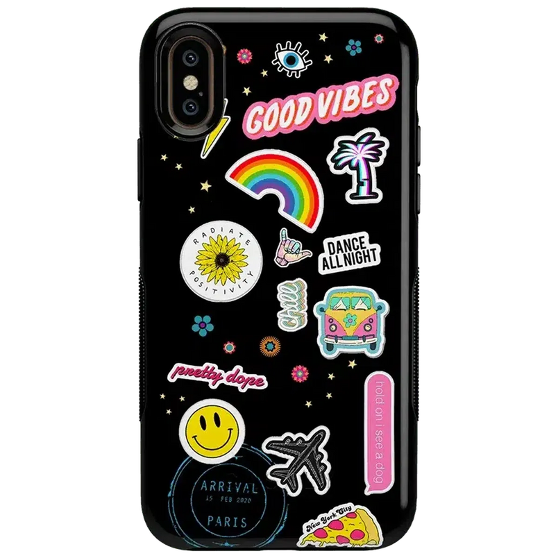 Stuck on U | Festival Sticker Floral Case iPhone Case get.casely Bold iPhone XS Max 