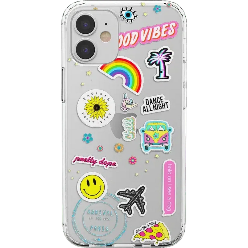 Stuck on U | Festival Sticker Floral Case iPhone Case get.casely Classic iPhone 12 Mini 