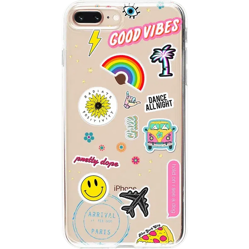 Stuck on U | Festival Sticker Floral Case iPhone Case get.casely Classic iPhone 6/7/8 Plus 