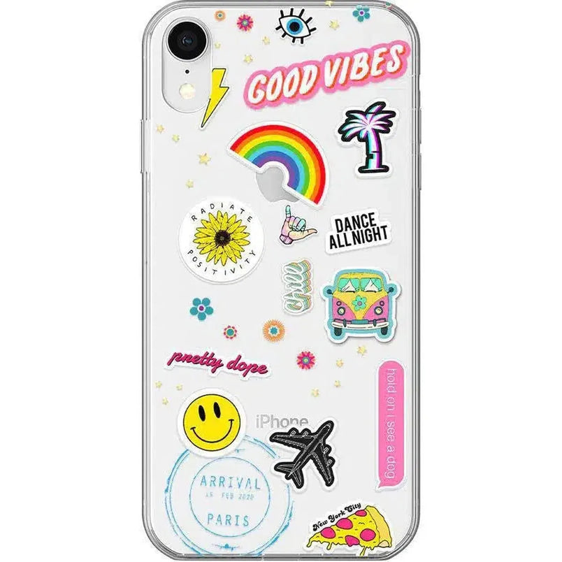 Stuck on U | Festival Sticker Floral Case iPhone Case get.casely Classic iPhone XR 