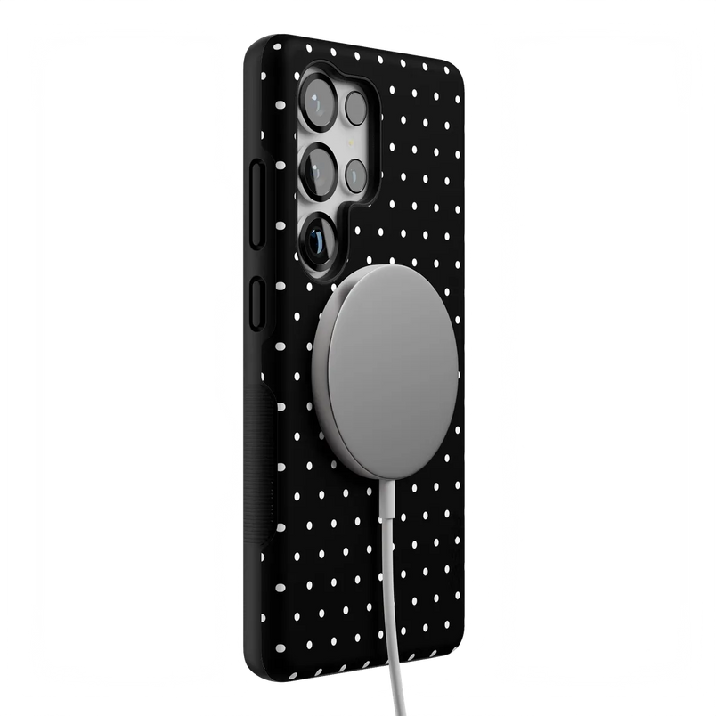 On the Dot | Black Polka Dot Case