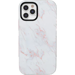 Subtle Blush | White and Pink Marble Case iPhone Case get.casely Bold iPhone 12 Pro 