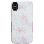 Subtle Blush | White and Pink Marble Case iPhone Case get.casely Bold iPhone XS Max 
