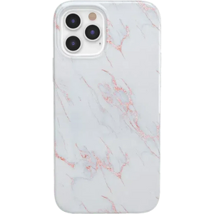 Subtle Blush | White and Pink Marble Case iPhone Case get.casely Classic iPhone 12 Pro 