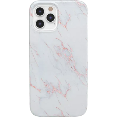 Subtle Blush | White and Pink Marble Case iPhone Case get.casely Classic iPhone 12 Pro 
