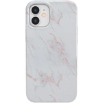Subtle Blush | White and Pink Marble Case iPhone Case get.casely Classic iPhone 12 Mini 