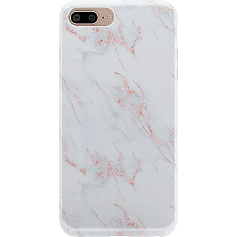 Subtle Blush | White and Pink Marble Case iPhone Case get.casely Classic iPhone 6/7/8 Plus 