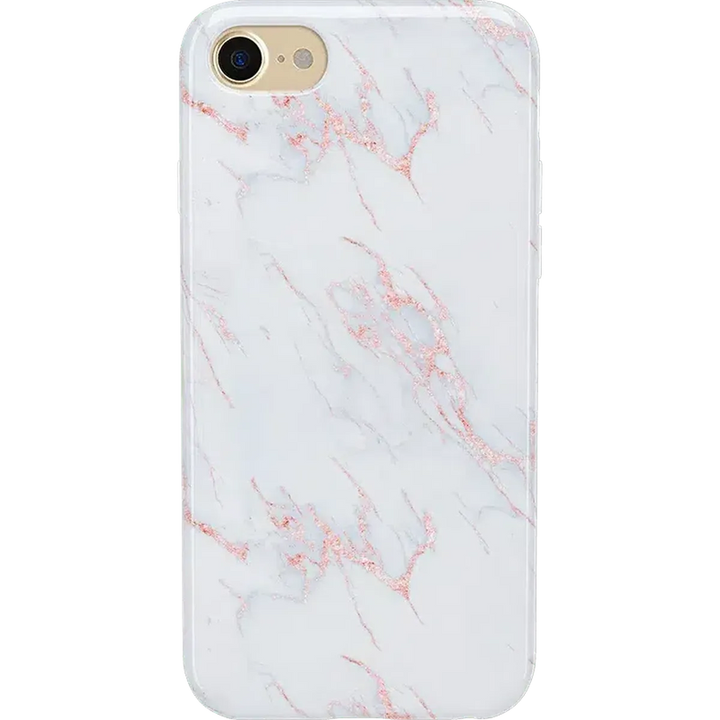 Subtle Blush | White and Pink Marble Case iPhone Case get.casely Classic iPhone 6/7/8 