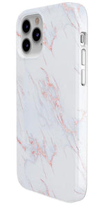 Subtle Blush | White and Pink Marble Case iPhone Case get.casely 
