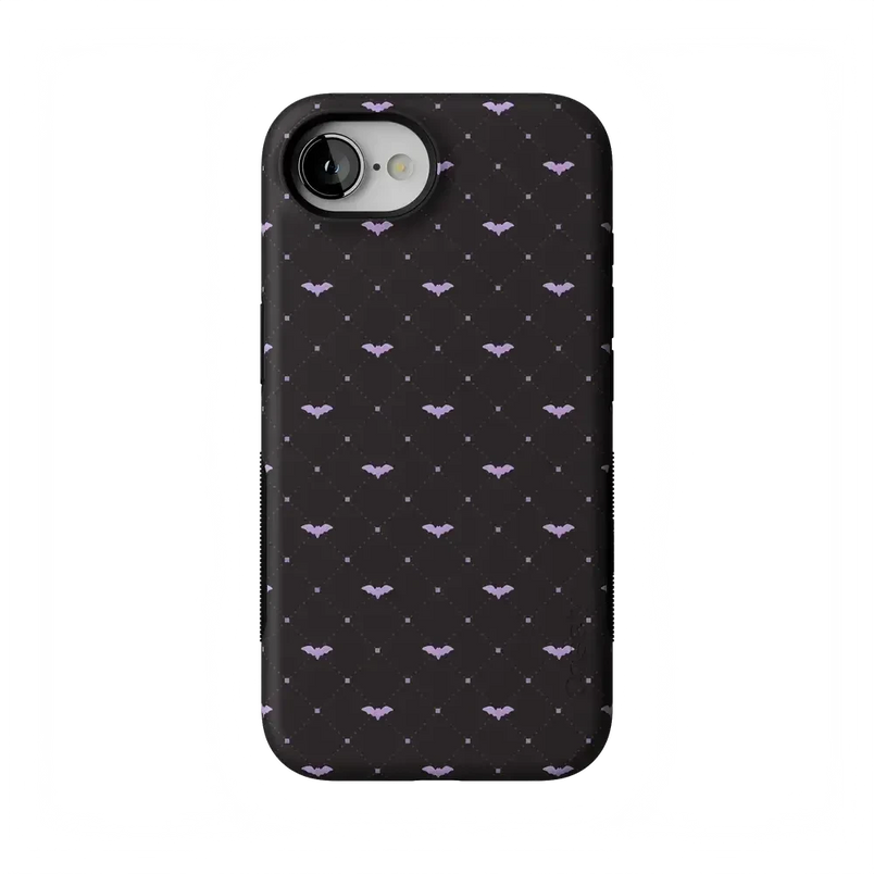 Such a Battie | Purple Bats Case Phone Case get.casely Bold Flex + MagSafe® iPhone 17e 