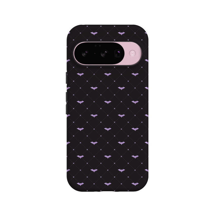 Such a Battie | Purple Bats Case Phone Case get.casely Essential + MagSafe® Google Pixel 10 