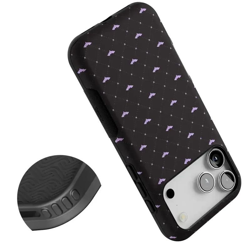 Such a Battie | Purple Bats Case Phone Case get.casely 