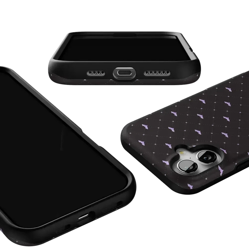 Such a Battie | Purple Bats Case Phone Case get.casely 