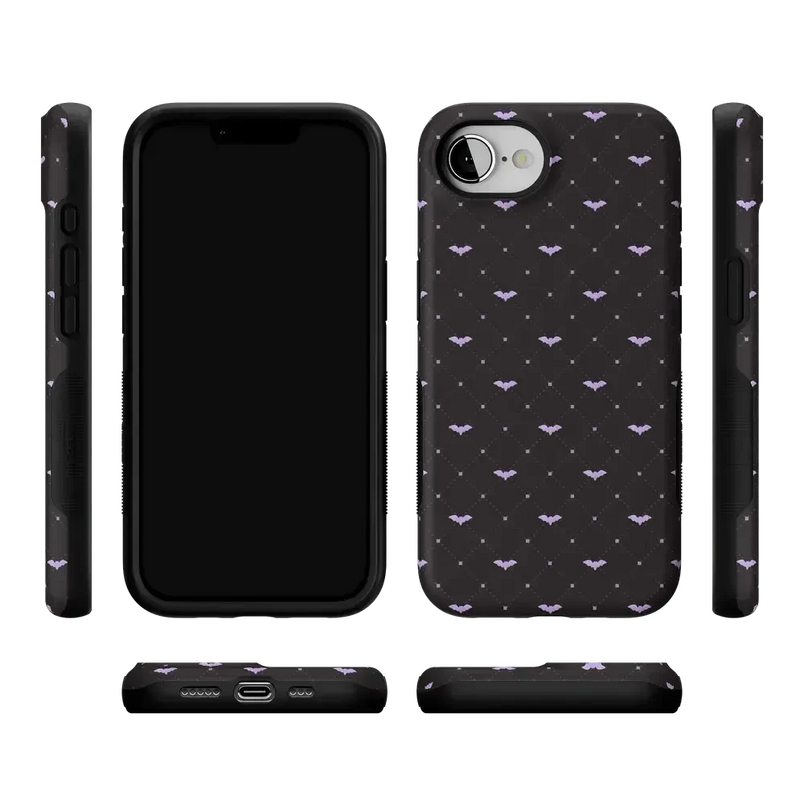 Such a Battie | Purple Bats Case Phone Case get.casely 