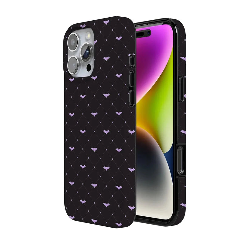 Such a Battie | Purple Bats Case Phone Case get.casely 