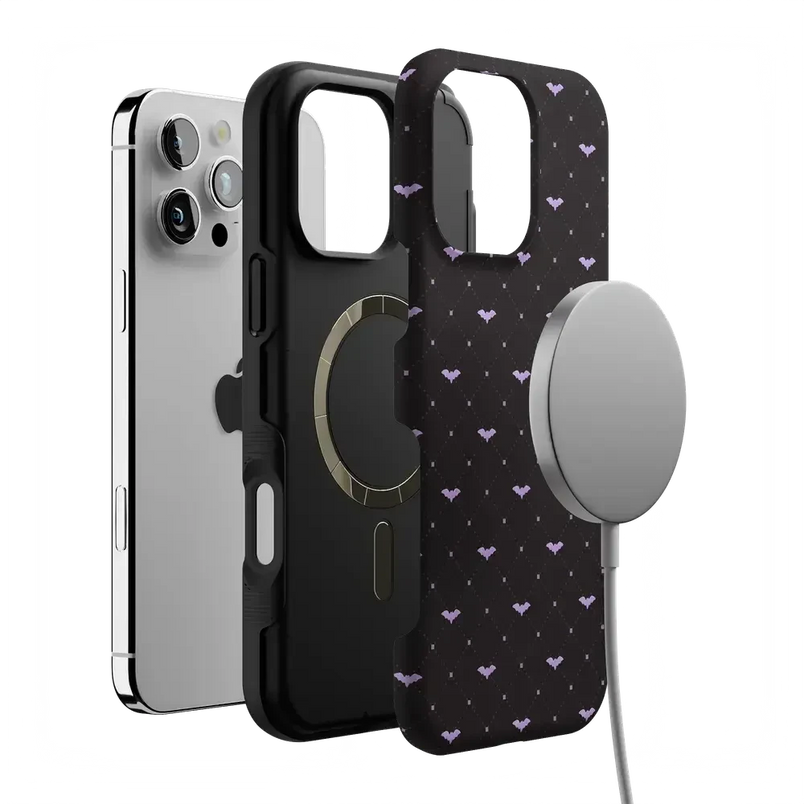 Such a Battie | Purple Bats Case Phone Case get.casely 