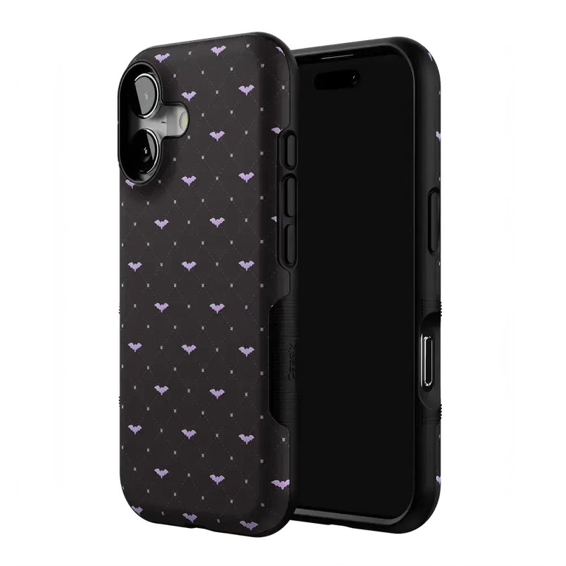 Such a Battie | Purple Bats Case Phone Case get.casely 