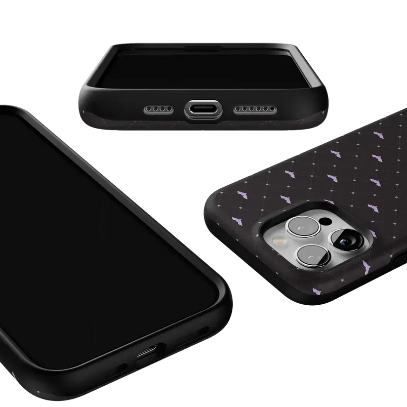 Such a Battie | Purple Bats Case Phone Case get.casely 