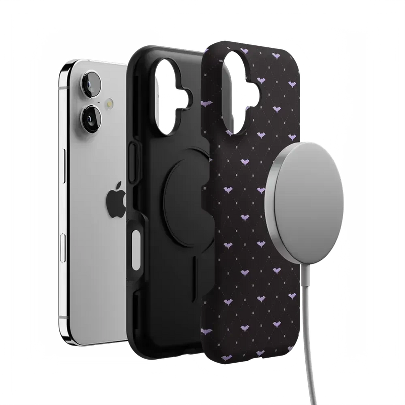 Such a Battie | Purple Bats Case Phone Case get.casely 