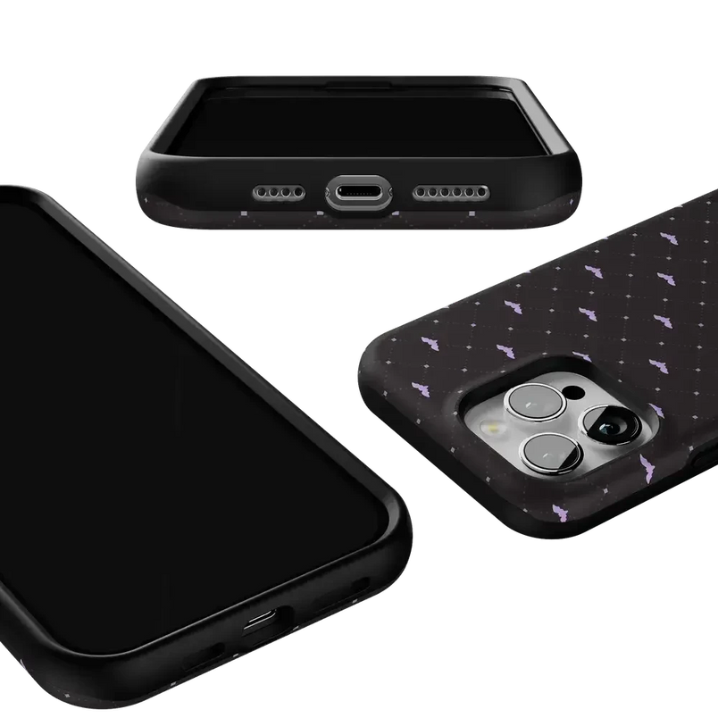 Such a Battie | Purple Bats Case Phone Case get.casely 