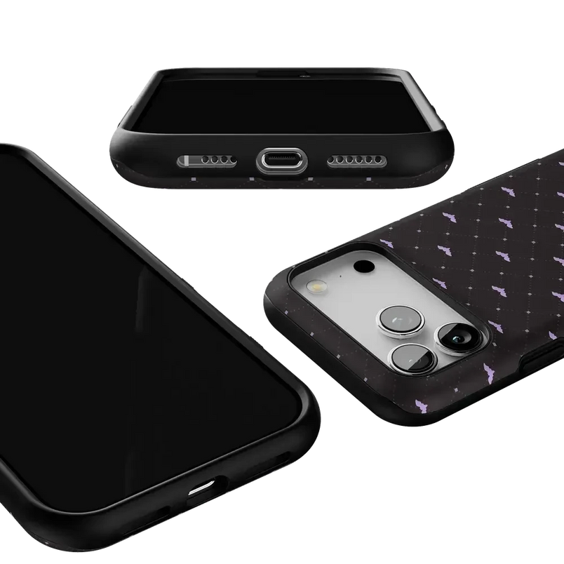 Such a Battie | Purple Bats Case Phone Case get.casely 