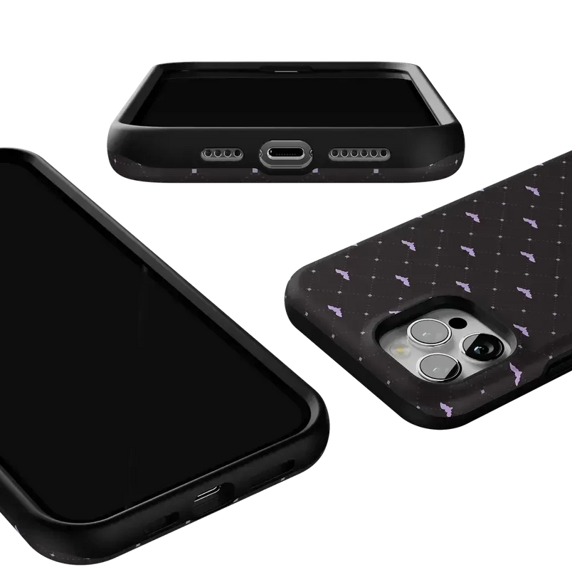 Such a Battie | Purple Bats Case Phone Case get.casely 