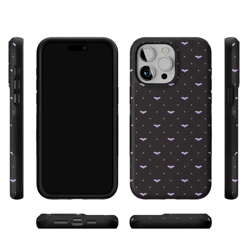 Such a Battie | Purple Bats Case Phone Case get.casely 