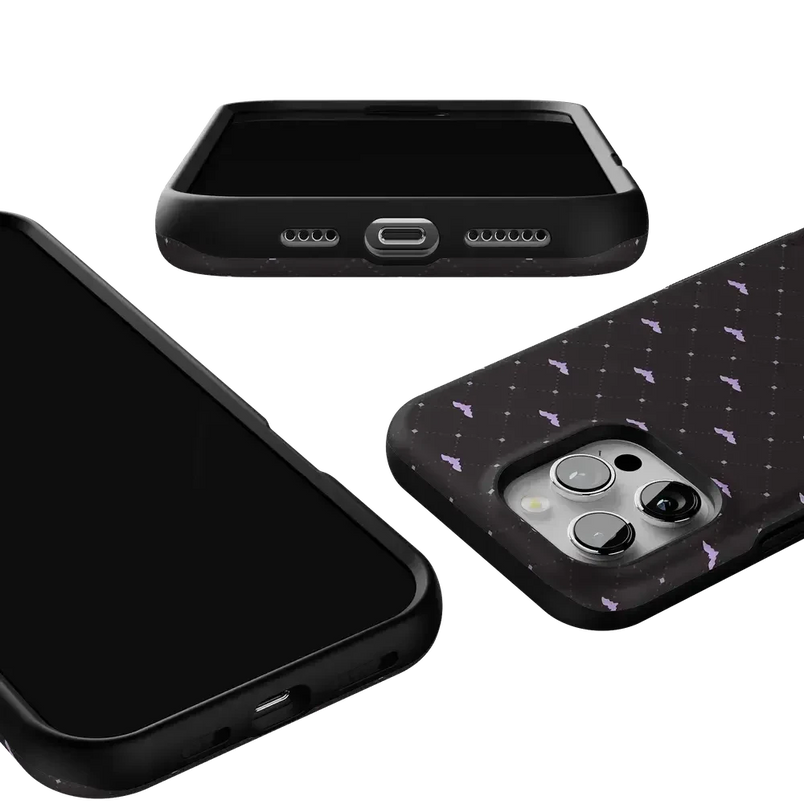 Such a Battie | Purple Bats Case Phone Case get.casely 