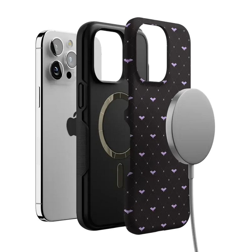 Such a Battie | Purple Bats Case Phone Case get.casely 