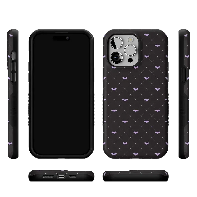 Such a Battie | Purple Bats Case Phone Case get.casely 