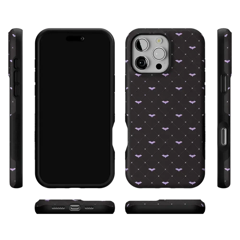 Such a Battie | Purple Bats Case Phone Case get.casely 