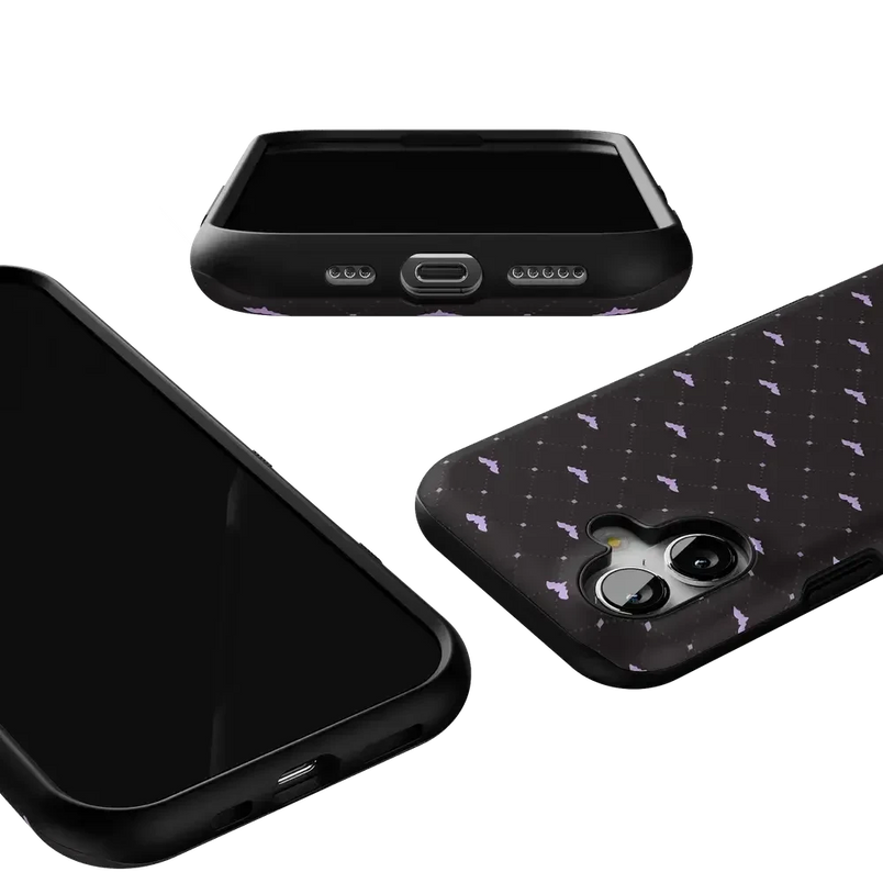 Such a Battie | Purple Bats Case Phone Case get.casely 