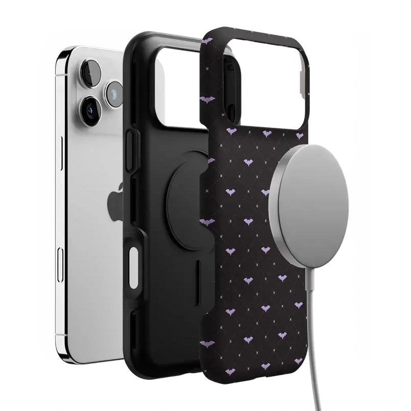 Such a Battie | Purple Bats Case Phone Case get.casely 