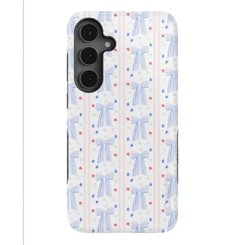 Summer Bows | Coquette Case Phone Case Casetry Bold Flex + MagSafe® Galaxy S25 Plus 