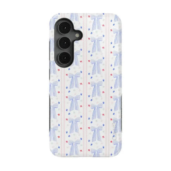 Summer Bows | Coquette Case Phone Case Casetry Bold Flex + MagSafe® Galaxy S25 