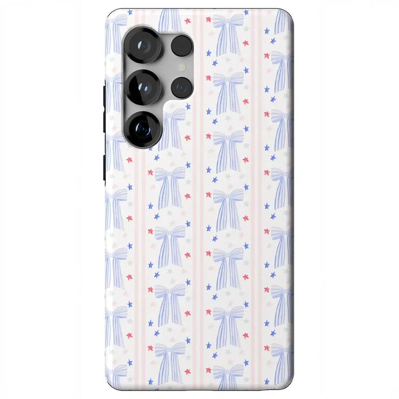 Summer Bows | Coquette Case Phone Case Casetry Essential + MagSafe® Galaxy S25 Ultra