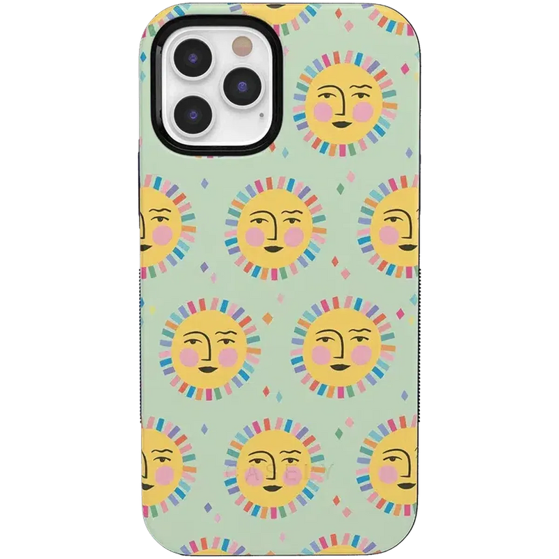 Sunny Days | Sun Patterned Case iPhone Case CASELY Bold + MagSafe® iPhone 12 Pro Max 