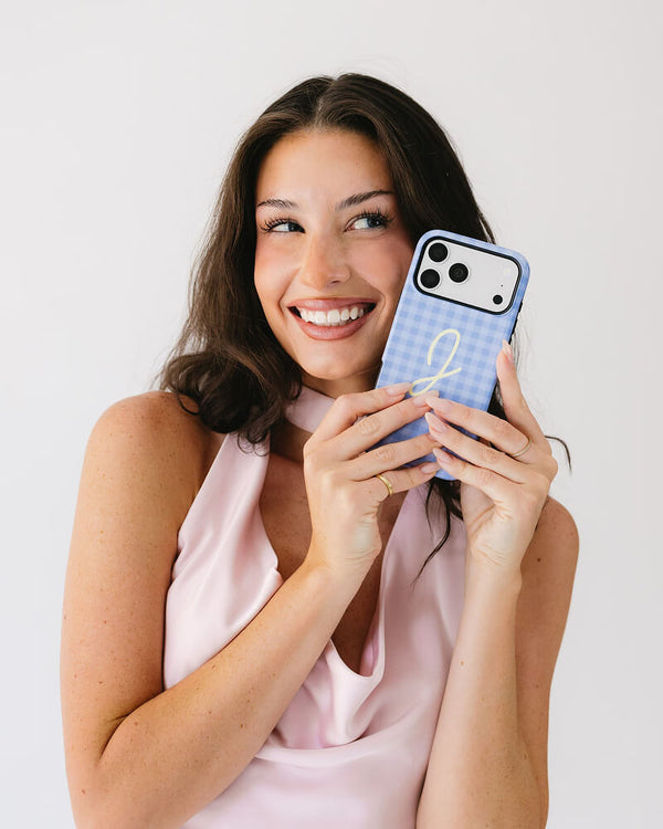 Sweet Jam | Blue Gingham Case