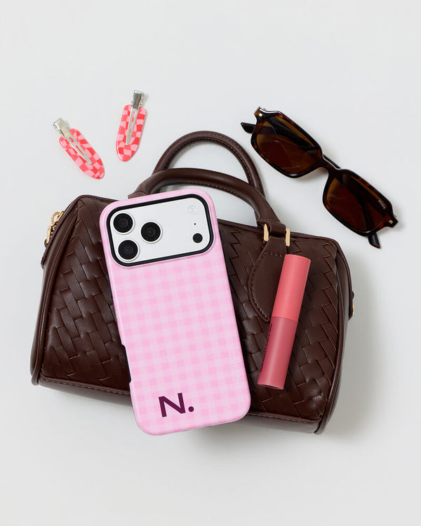 Sweet Jam | Light Pink Gingham Case
