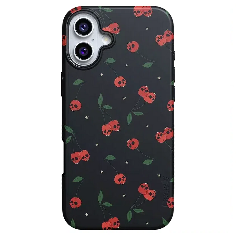 Sweet Revenge | Cherry Skulls Case Phone Case Casetry Bold + MagSafe® iPhone 16 Plus