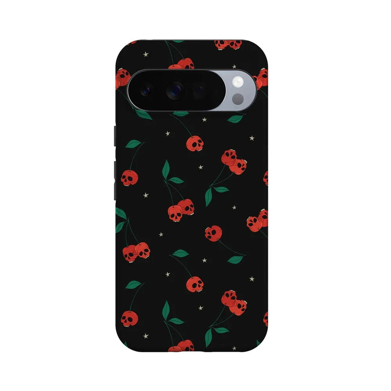 Sweet Revenge | Cherry Skulls Case Phone Case Casetry Essential + MagSafe® Google Pixel 10 Pro XL 