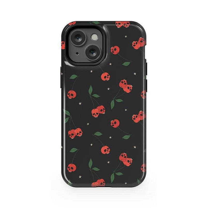 Sweet Revenge | Cherry Skulls Case Phone Case Casetry Essential + MagSafe® iPhone 13 Mini