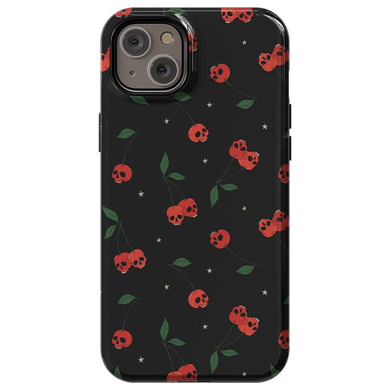 Sweet Revenge | Cherry Skulls Case Phone Case Casetry Essential + MagSafe® iPhone 14 Plus