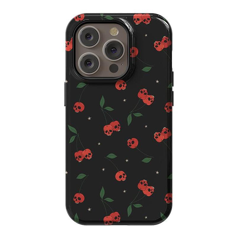 Sweet Revenge | Cherry Skulls Case Phone Case Casetry Essential + MagSafe® iPhone 14 Pro