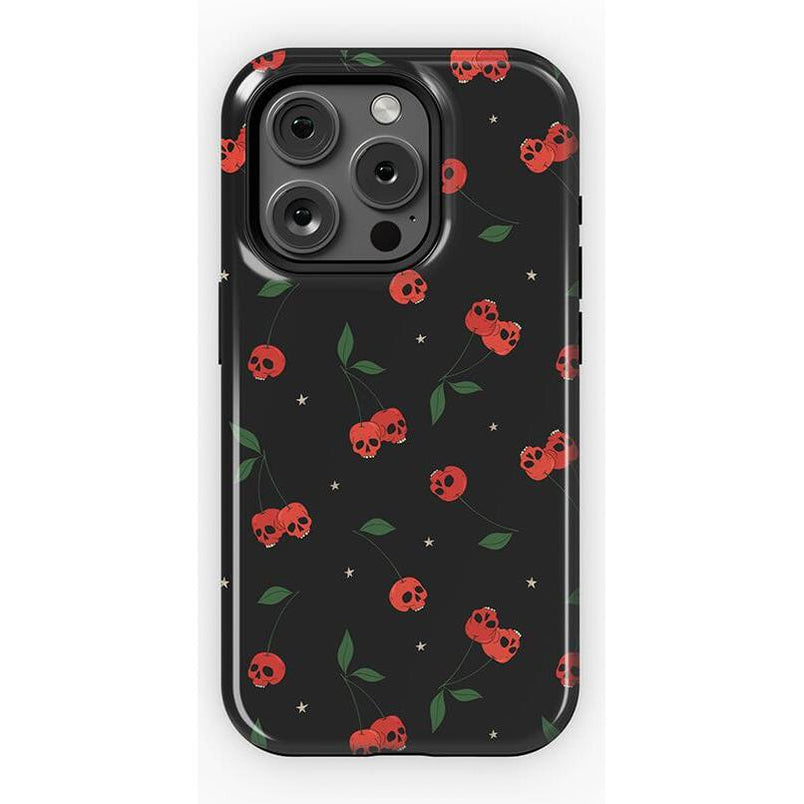 Sweet Revenge | Cherry Skulls Case Phone Case Casetry Essential + MagSafe® iPhone 15 Pro