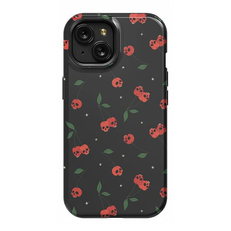 Sweet Revenge | Cherry Skulls Case Phone Case Casetry Essential + MagSafe® iPhone 15