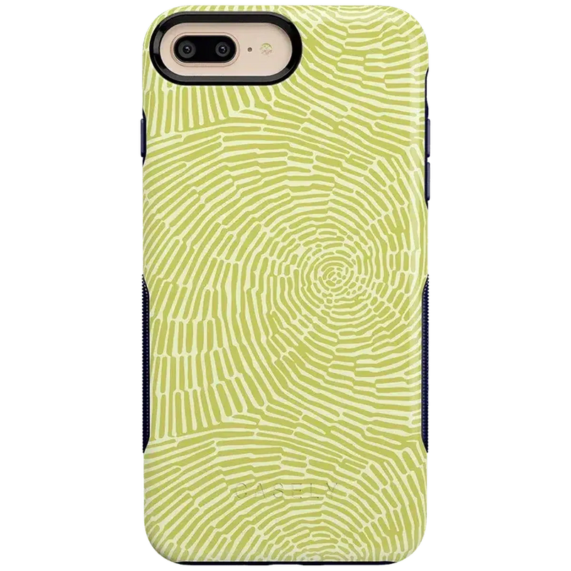 Swirl Away | Tea Green Geometric Case iPhone Case get.casely Bold iPhone 6/7/8 Plus 
