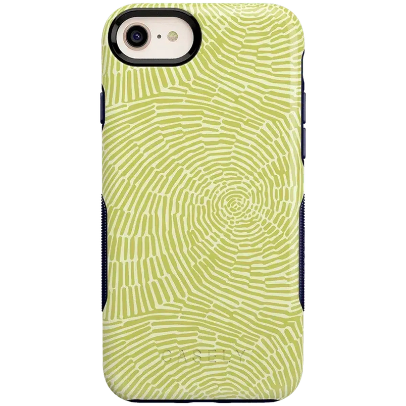 Swirl Away | Tea Green Geometric Case iPhone Case get.casely Bold iPhone 6/7/8 