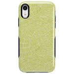 Swirl Away | Tea Green Geometric Case iPhone Case get.casely Bold iPhone XR 