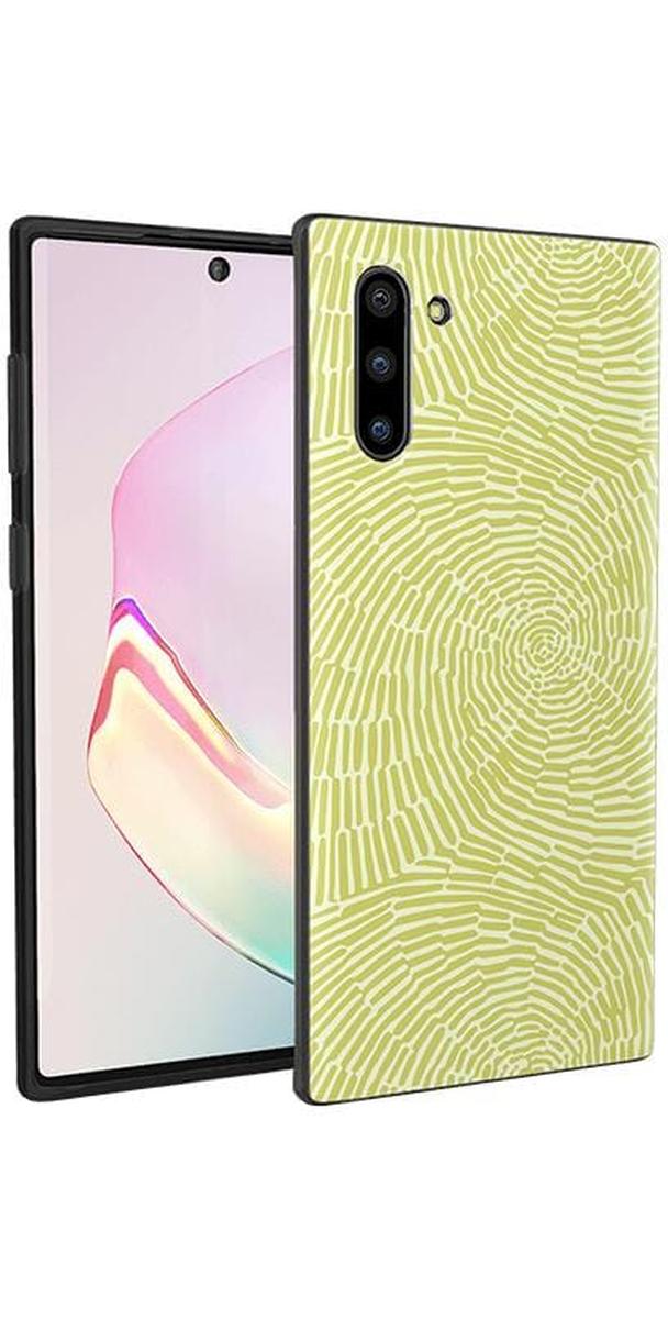 Swirl Away Tea Green Geometric Samsung Case